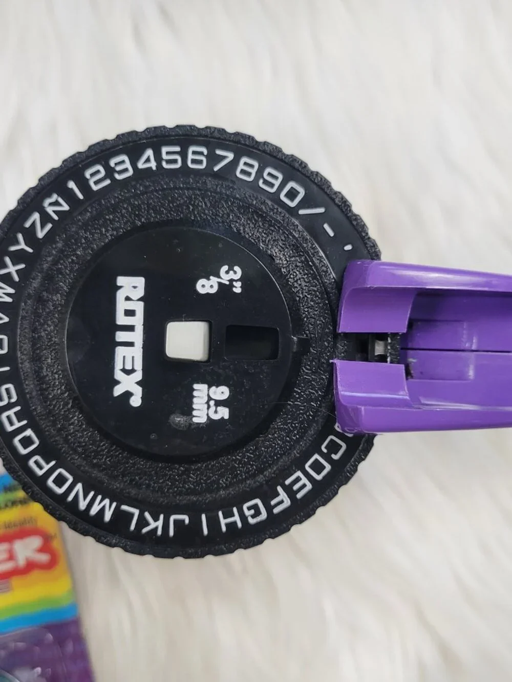 Vintage Rotex Label Maker & Dymo Write Brite & Labelizer Pink Purple Tape Sealed